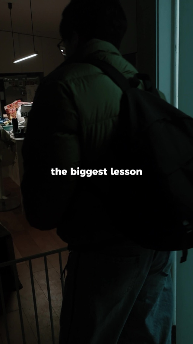 The biggest lesson